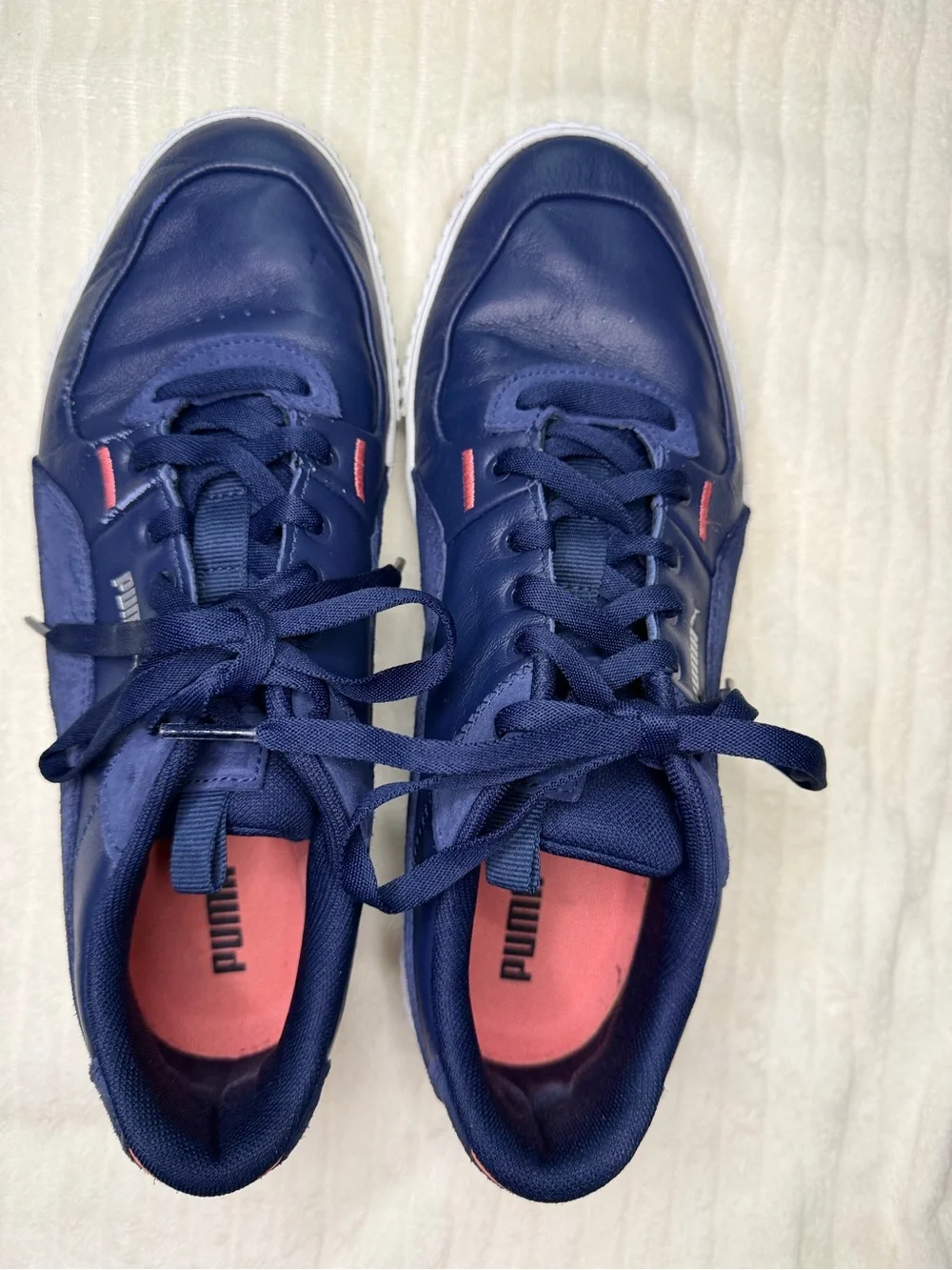 PUMA Cali G Spikeless Golf Shoes Navy Blue - Women's Size 9.5